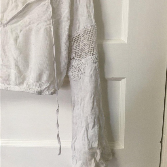 Cropped peasant long sleeve - Picture 2 of 3